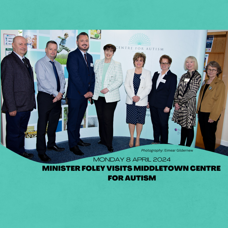 Minister Foley visits Middletown Centre for Autism