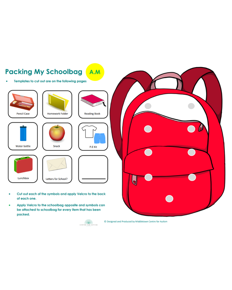 Back to school – Bag packing schedule