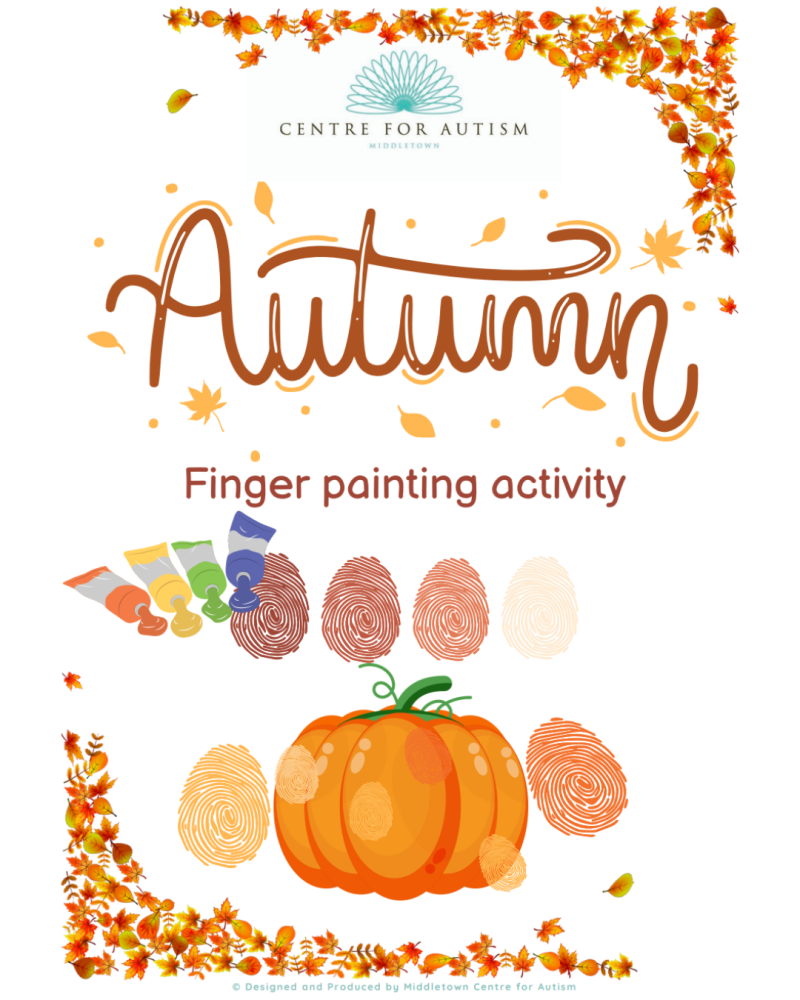 Autumn Finger painting 