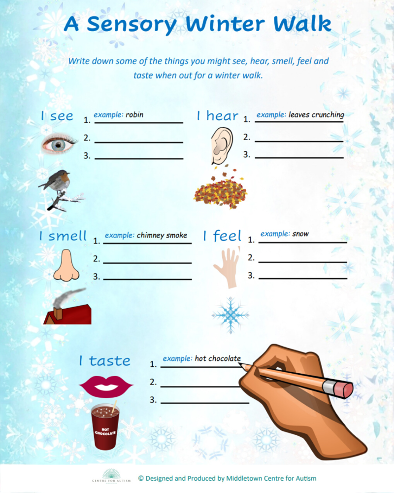 A Sensory Winter Walk