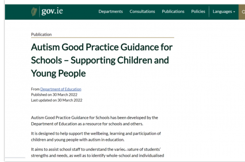 Autism Guidance