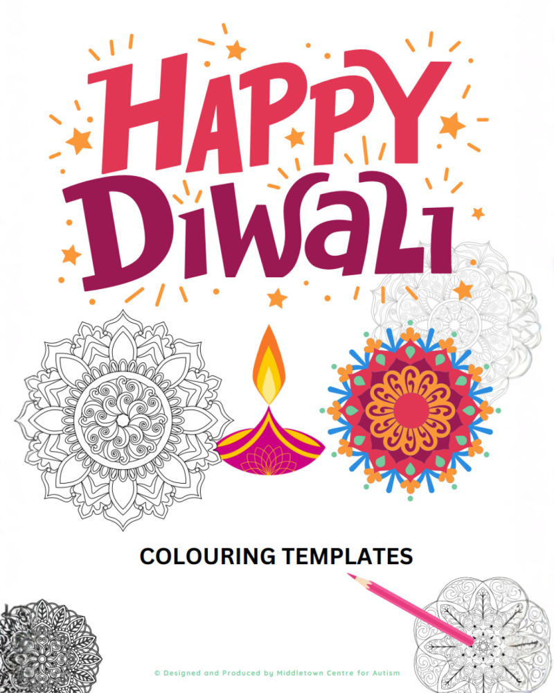 Diwali colouring 